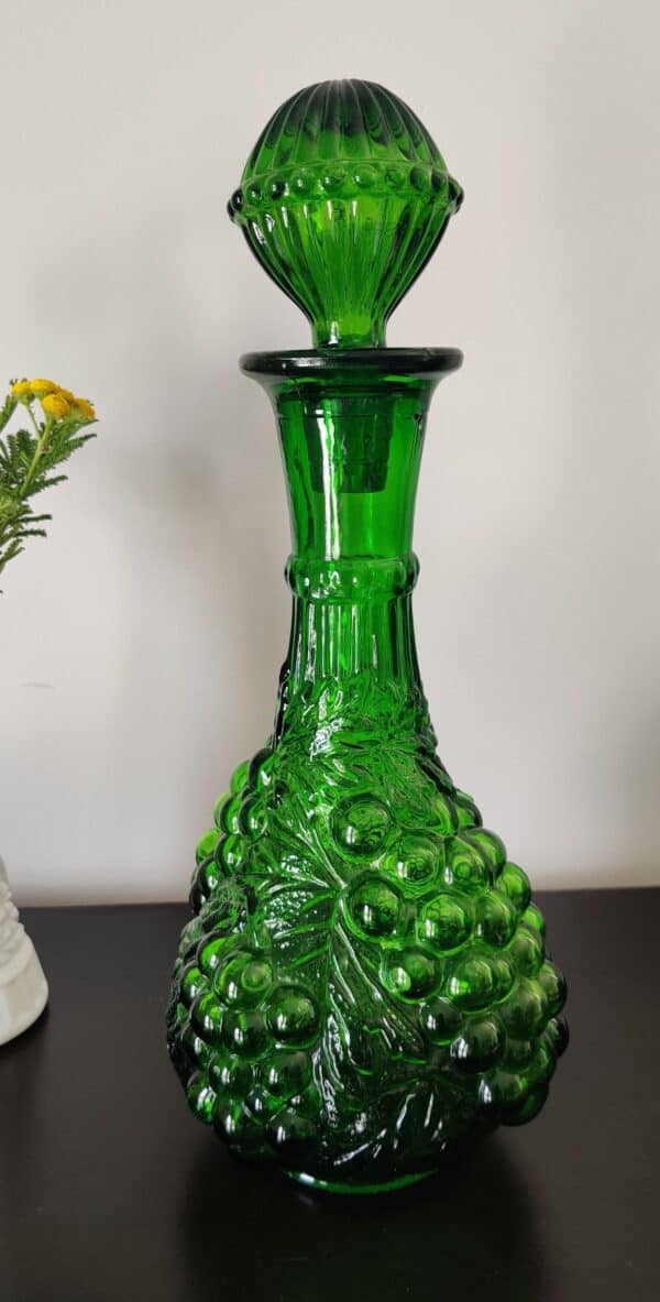 Empoli vintage green decanter - Image 5