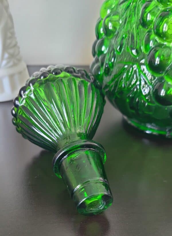 Empoli vintage green decanter - Image 4