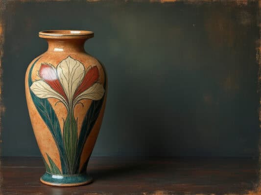 art deco pottery