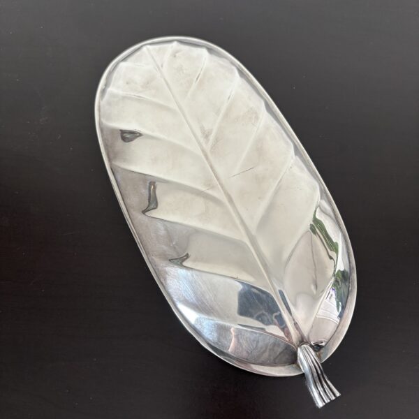 Vintage Silver leaf tray - Image 3