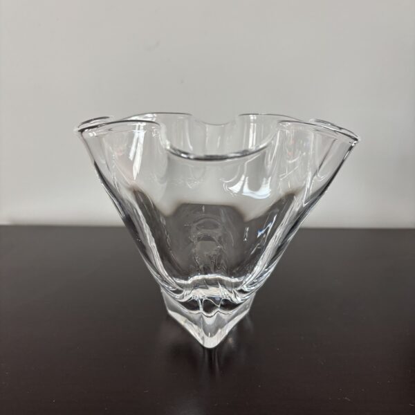 5” Steuben Clear Crystal handkerchief vase - Image 3