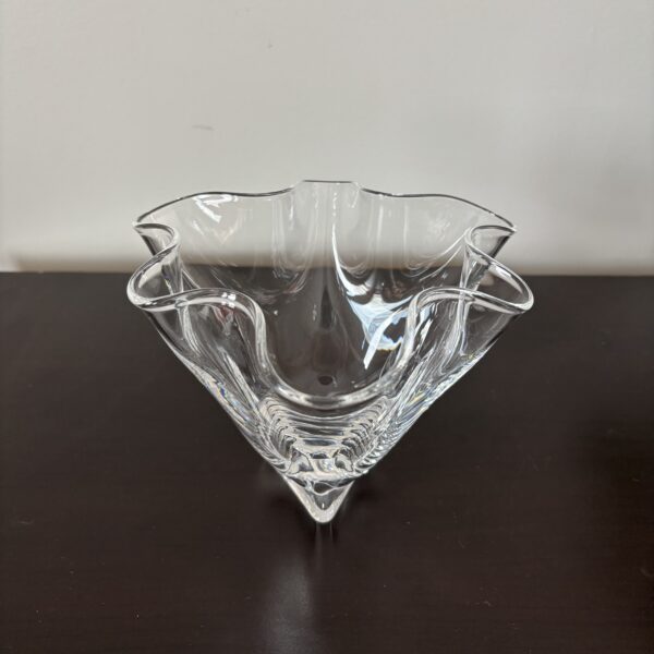 5” Steuben Clear Crystal handkerchief vase - Image 5