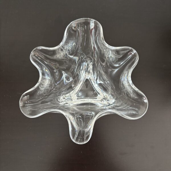 5” Steuben Clear Crystal handkerchief vase - Image 2