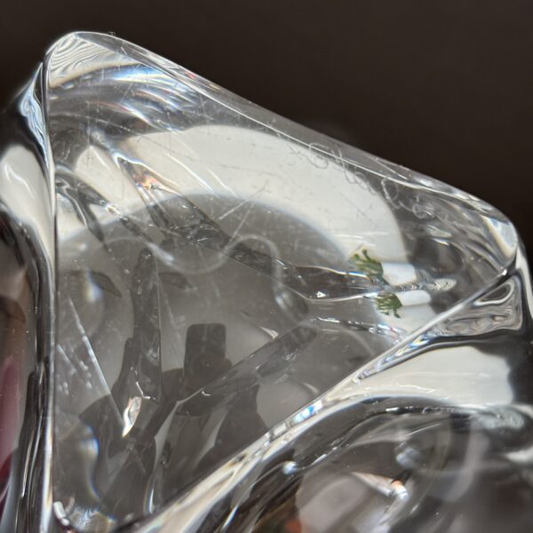 5” Steuben Clear Crystal handkerchief vase - Image 7