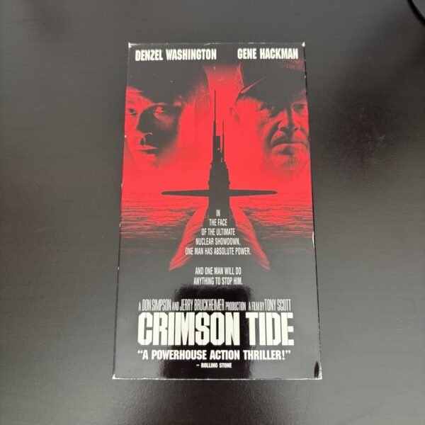 Crimson Tide movie on VHS