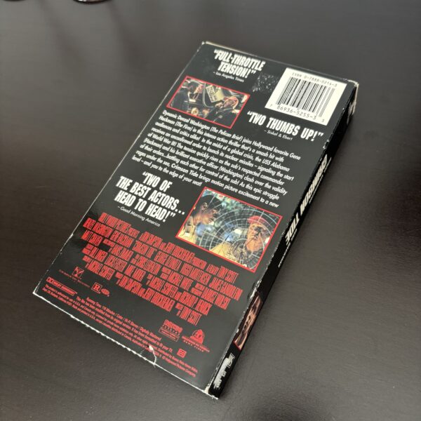 Crimson Tide movie on VHS - Image 3