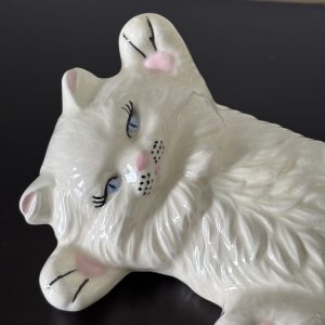 Vintage ceramic Persian Cat longhair 9 inch 10 img 1474