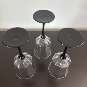 Arcoroc Luminarc Wine glasses octagon shaped set of 3 10 img 1899