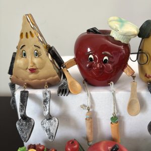 Alternative view of WMG Anthropomorphic Shelf sitters Apples Full set of 8