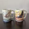 Vintage Otagiri Bald Eagle tapered mug 14 oz set of 2