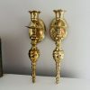 Solid Brass Sconces set of 2