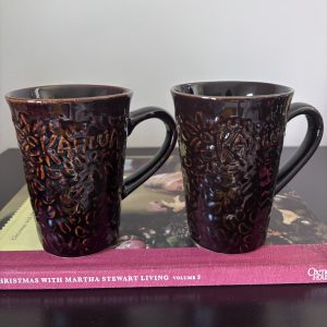 Vintage Kahlua coffee mugs 12oz set of 2