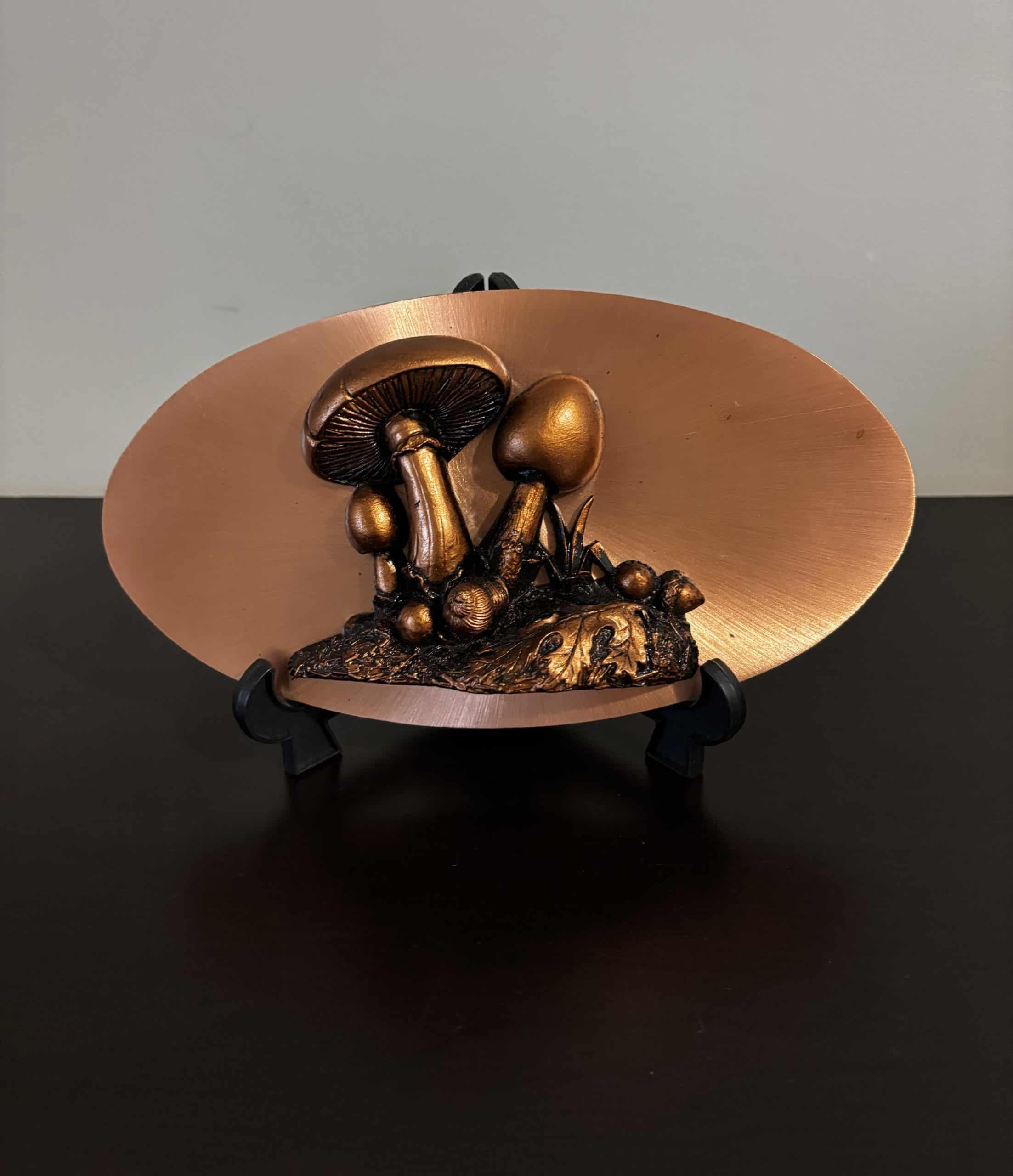 Vintage Copperama Mushrooms Wall art 3 Vintage Copperama Mushrooms Wall art
