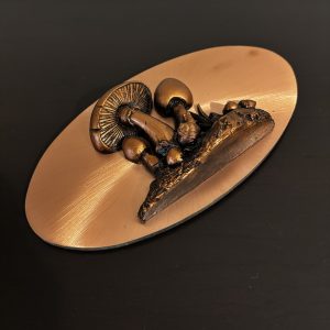 Alternative view of Vintage Copperama Mushrooms Wall art