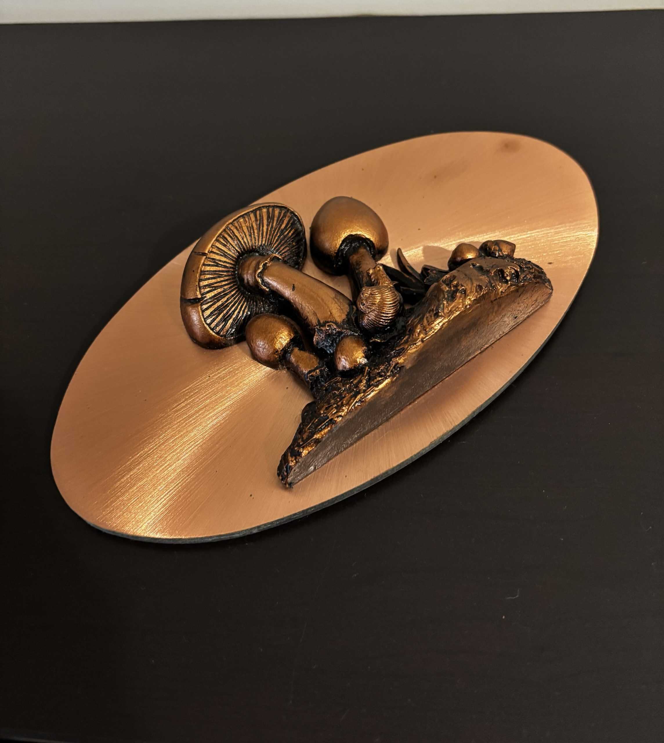 Vintage Copperama Mushrooms Wall art 4 Vintage Copperama Mushrooms Wall art - Image 2