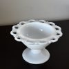 Vintage Anchor Hocking lace edge compote 1 img 2464