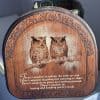 Vintage Owl hanging art 2 img 2550