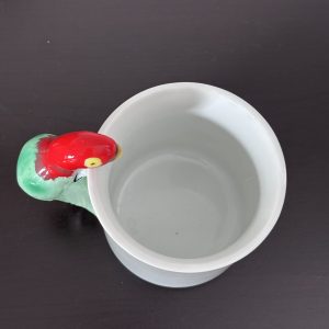 Vintage Pier 1 parrot handle mug 8 img 2691