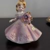 Vintage Josef Originals February Amethyst Girl