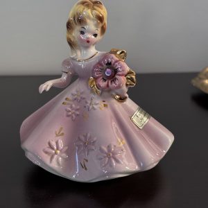Vintage Josef Originals February Amethyst Girl