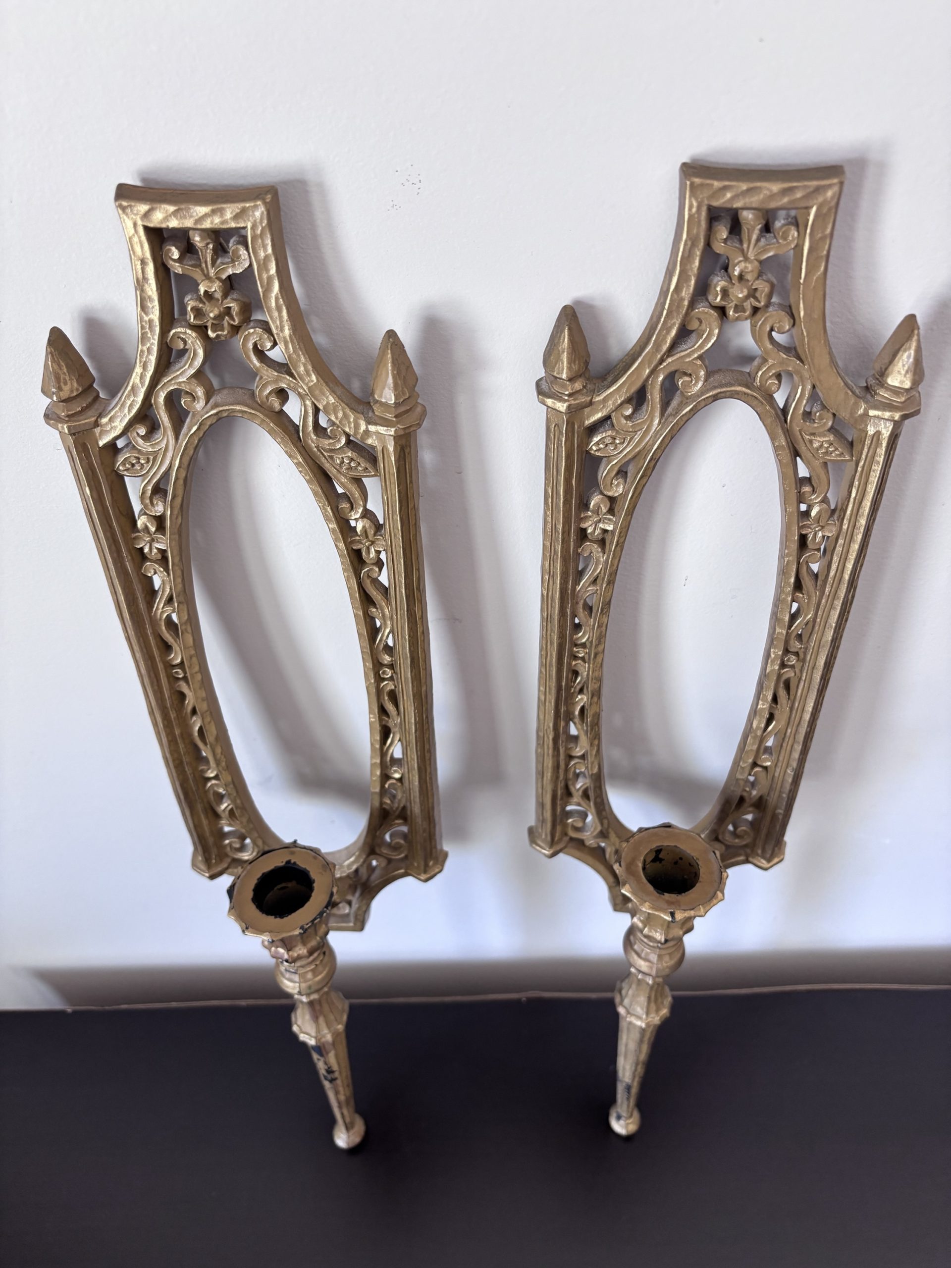 Vintage Dart Ind. sconces set of 2 4 Vintage Dart Ind. sconces set of 2 - Image 2