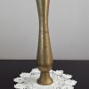 Vintage Brass etched bud vase