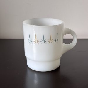 Alternative view of Vintage Fire King Starburst mug