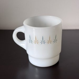 Vintage Fire King Starburst mug