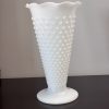 Vintage Anchor Hocking trumpet vase